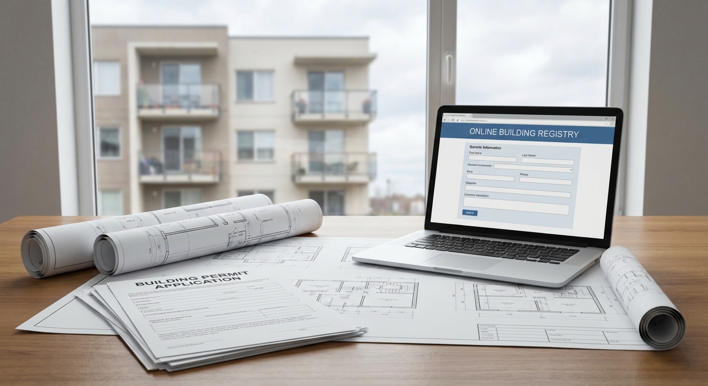 Arhitektuursed joonised ja ehitusteatis kortermaja õhksoojuspumba paigalduse projekti koostamiseks